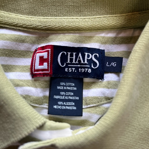 Chaps polo short sleeve golf size Large - Picture 3 of 5